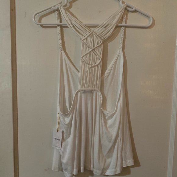 White forever 21 crop top - Picture 4 of 6